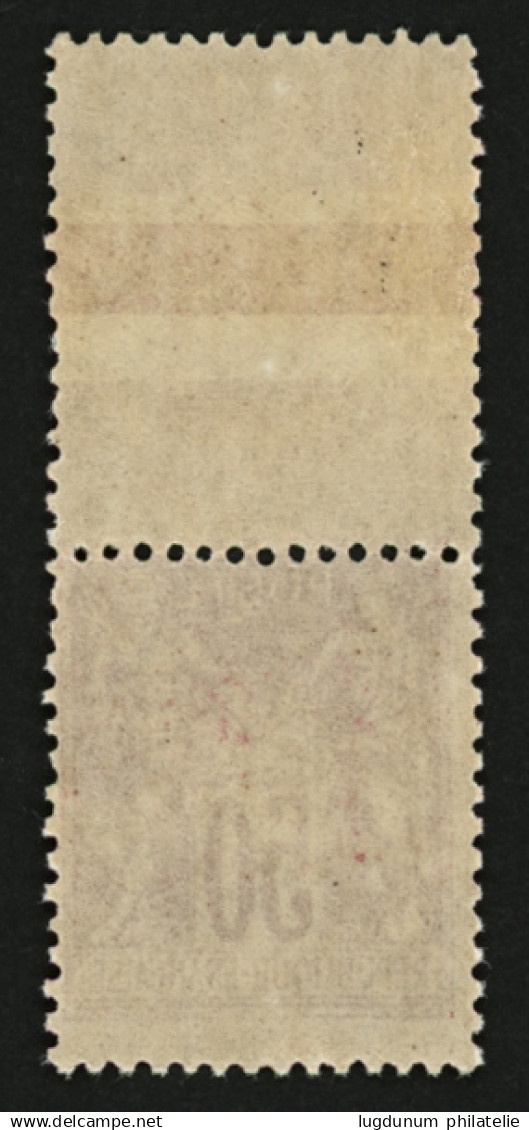 50c (n°98) Bord De Feuille Intégral Neuf **. Cote 427€+++. Superbe. - 1876-1878 Sage (Type I)