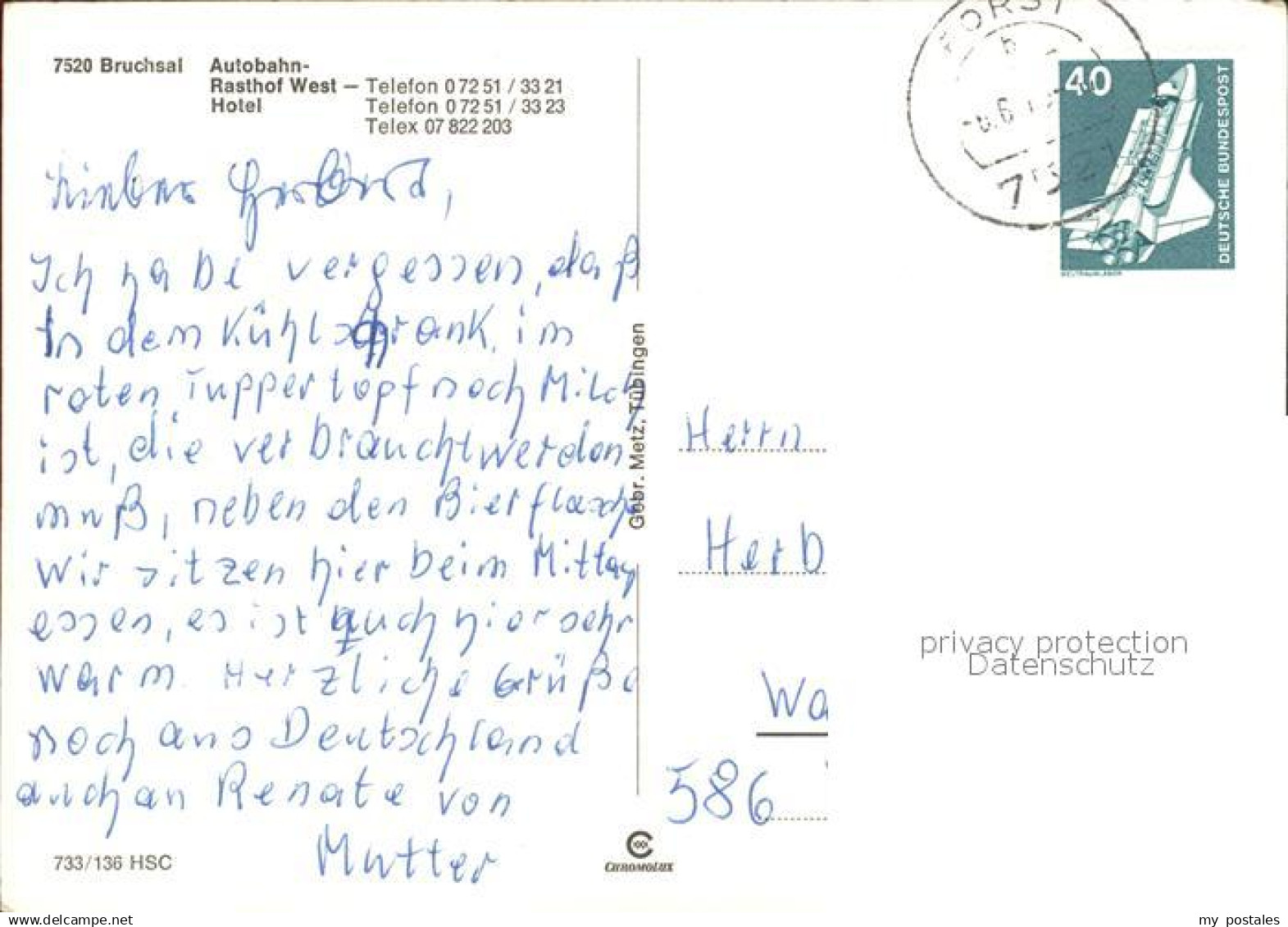 Bruchsal Autonahn Rasthof West - Bruchsal