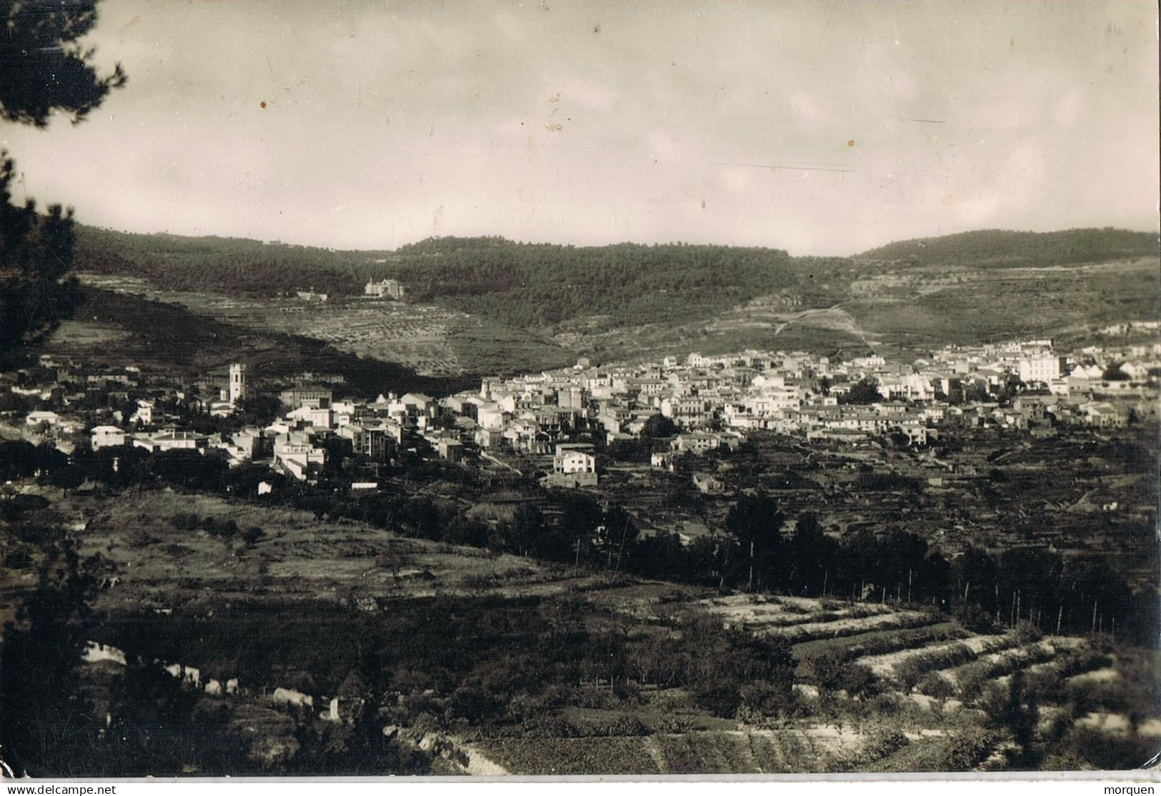 58692. Postal SAN FELIU CODINAS (Barcelona) 1966, Vista Parcial De Poblacion - Covers & Documents