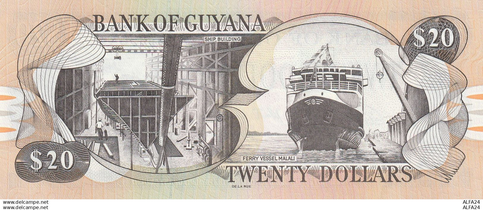 BANCONOTA GUYANA 20 UNC (XP628 - Guyana