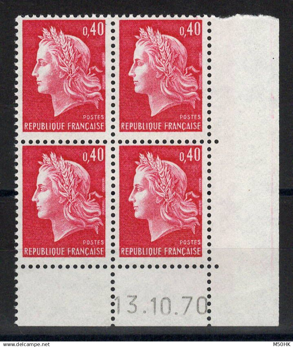 Coin Daté , YV 1536B N** MNH Luxe Complet Du 13.10.70 - 1970-1979