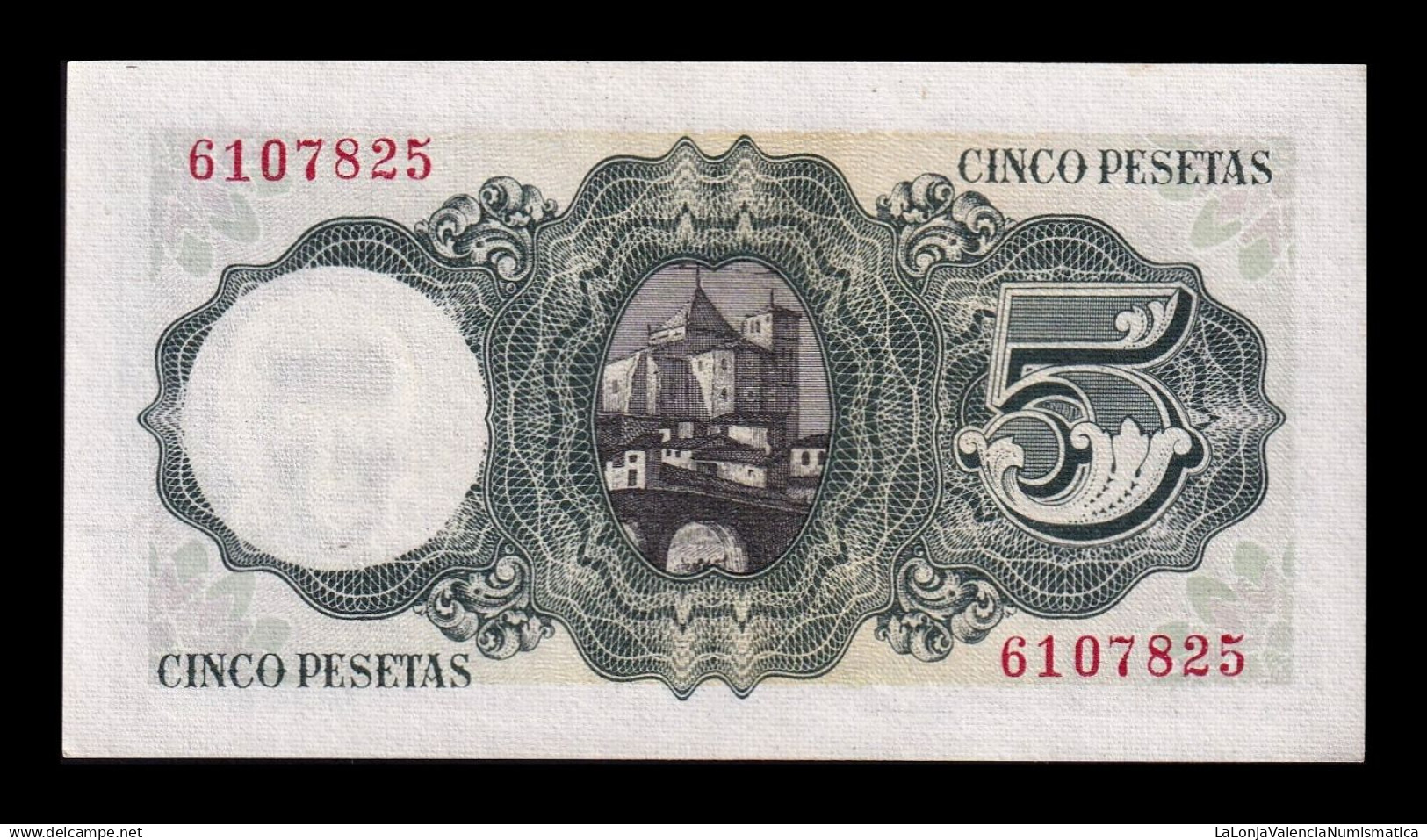 España Spain 5 Pesetas Jaime Balmes 1951 Pick 140 Sin Serie Ebc/Sc- Xf/aUnc - 5 Pesetas