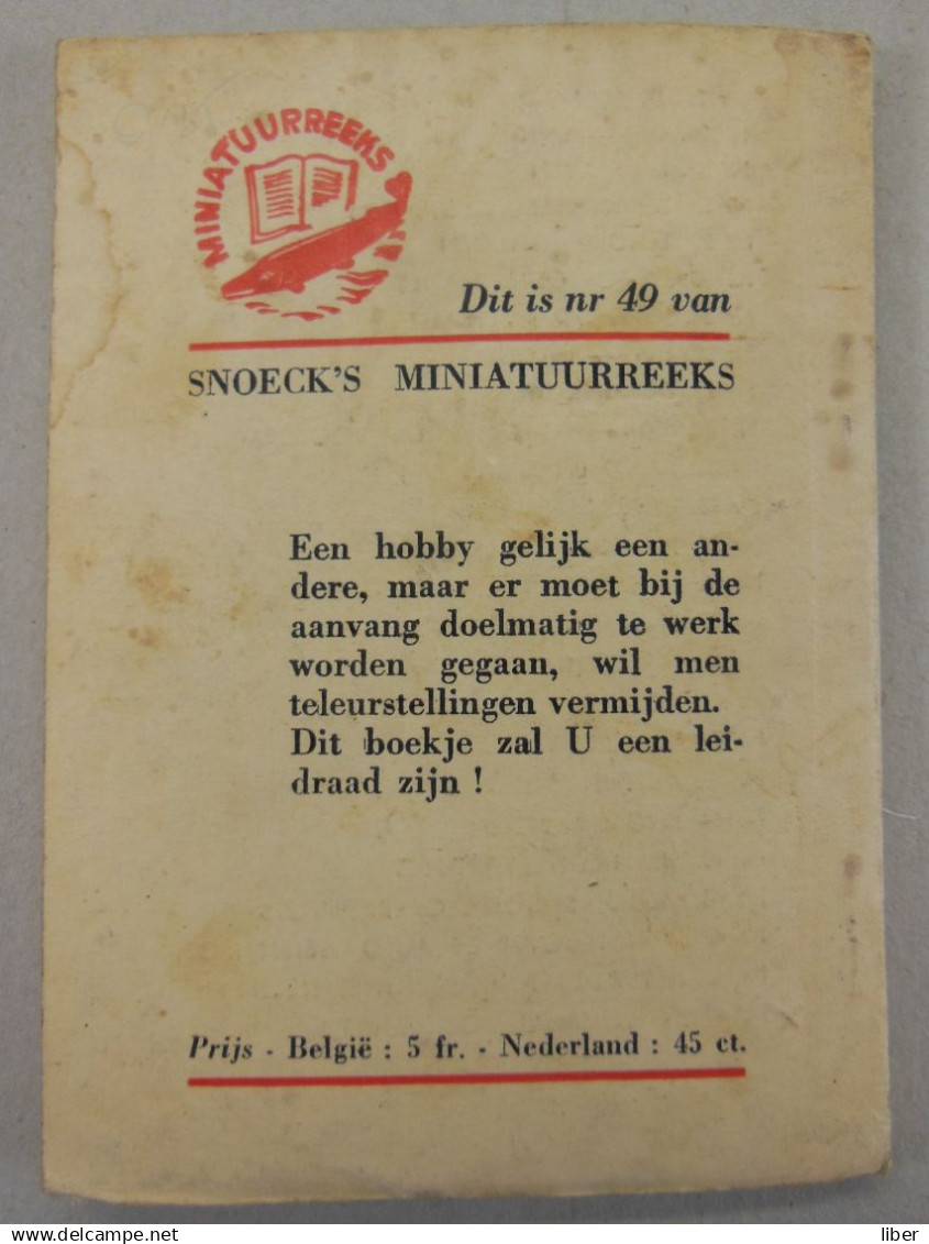 Snoeck’s Miniatuurreeks, Ik Verzamel Postzegels, Nr 49 - Other & Unclassified
