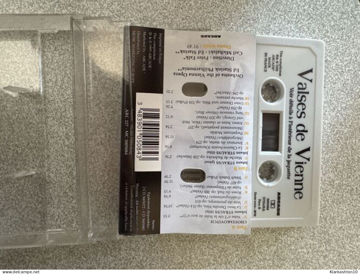 K7 Audio : Valses De Vienne - Cassettes Audio