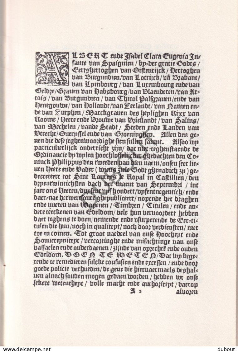 Pamflet Kopie 1616  (V3860) - Anciens