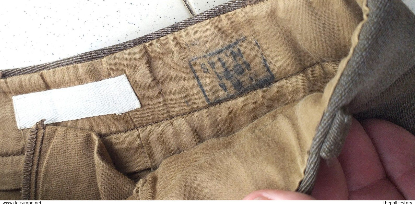 Giacca pantaloni M48 camicia cravatta Capitano degli Alpini E.I. 1970