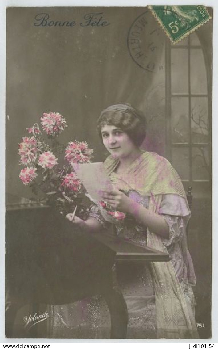 Lot 50 cartes fantaisie, thème Fête (lt9)