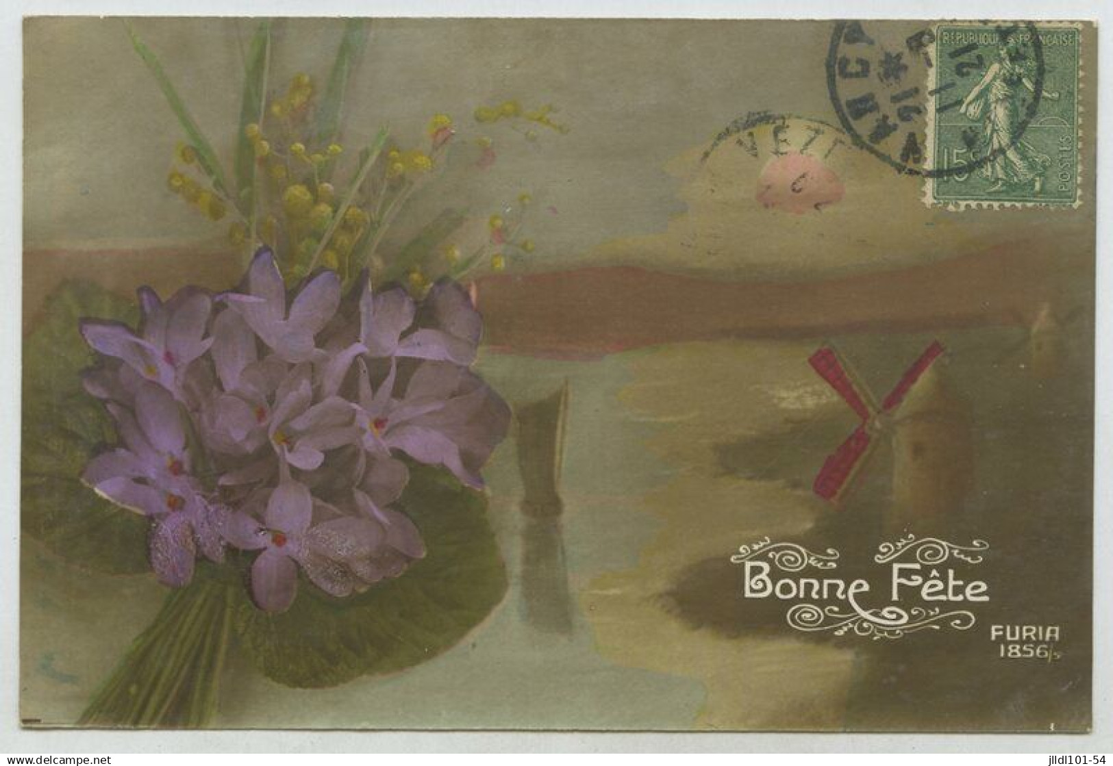 Lot 50 cartes fantaisie, thème Fête (lt9)