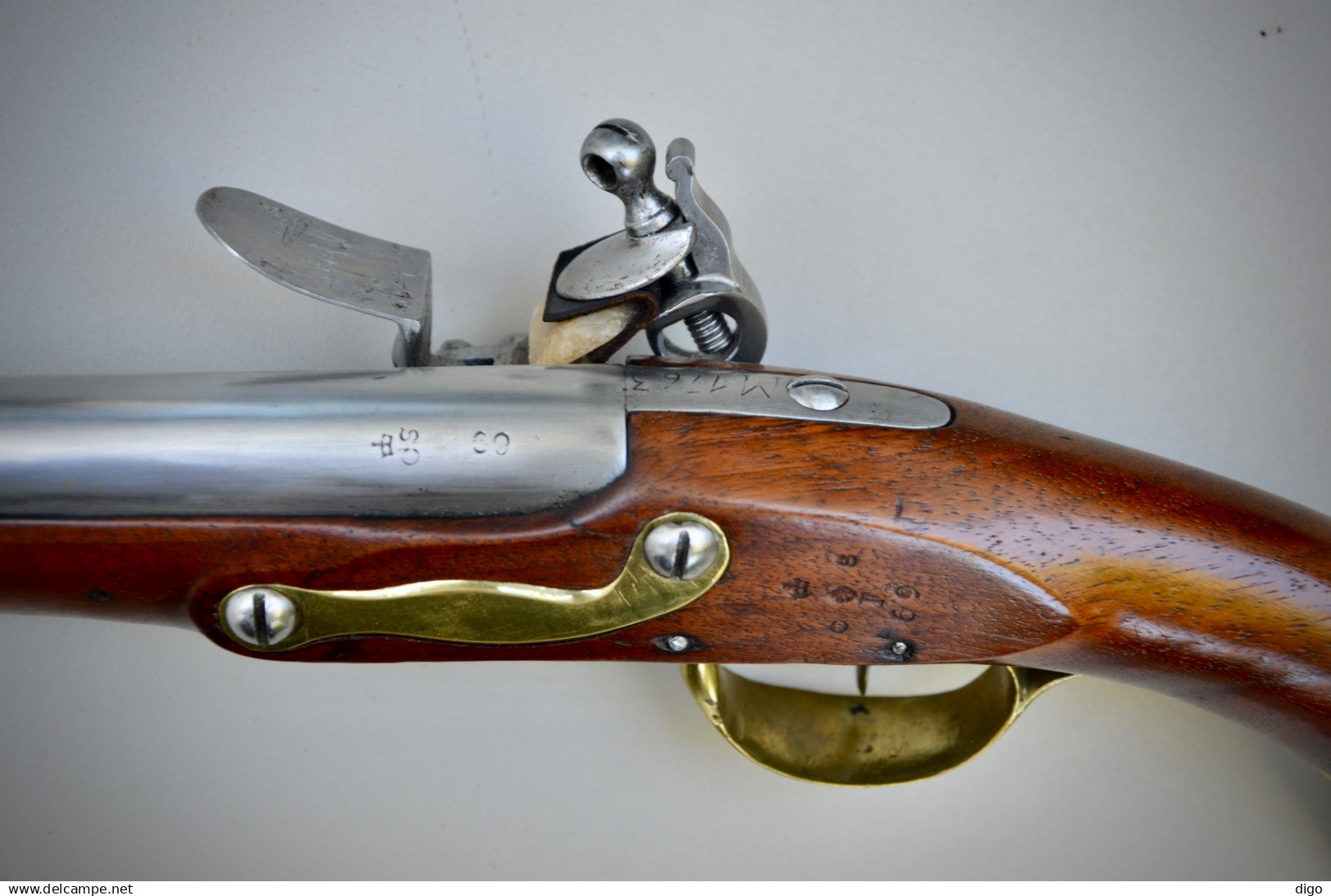 Pistolet Modèle 1763-66 1er Type De Maubeuge Construit En 1769 - Armes Neutralisées