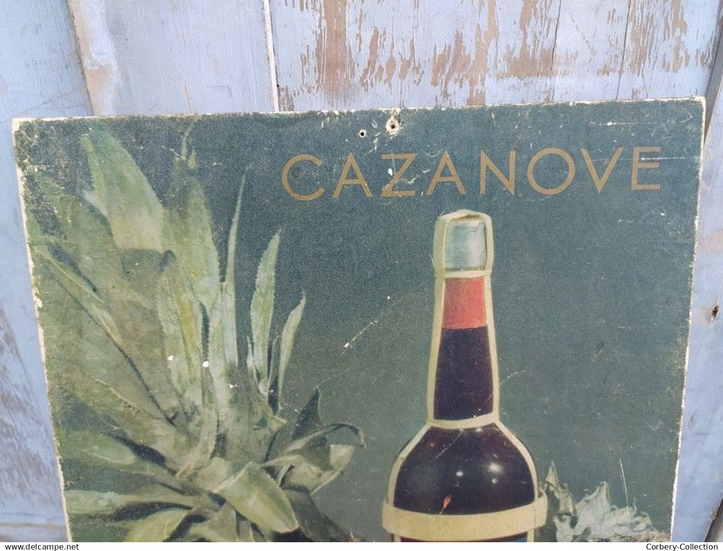 Ancien Carton Publicitaire Rhum Black Head Rum Cazanove - Pappschilder