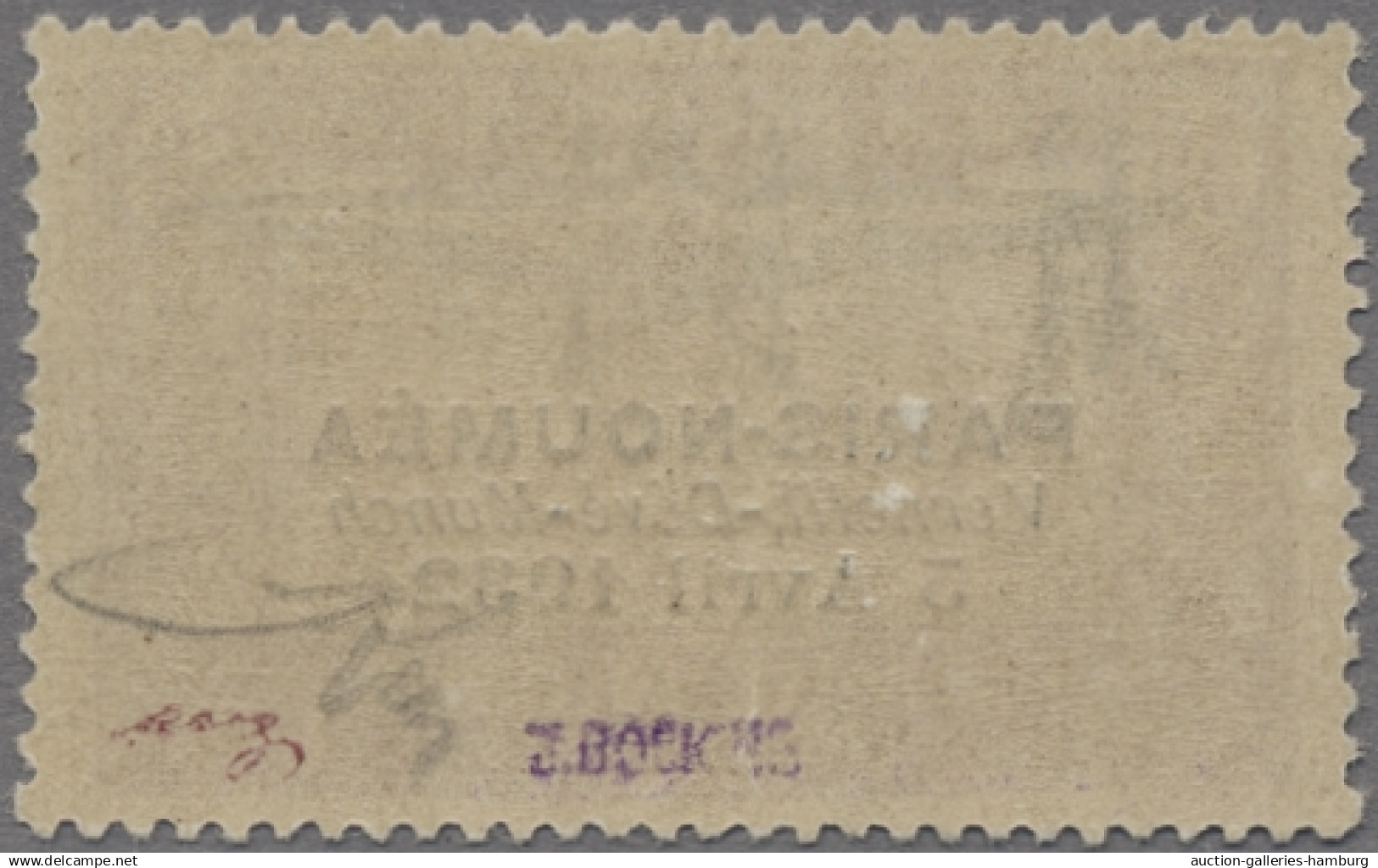 New Caledonia: 1932, Erstflug Paris-Noumea, Beide Werte 40 C. Und 50 C. Sauber U - Unused Stamps