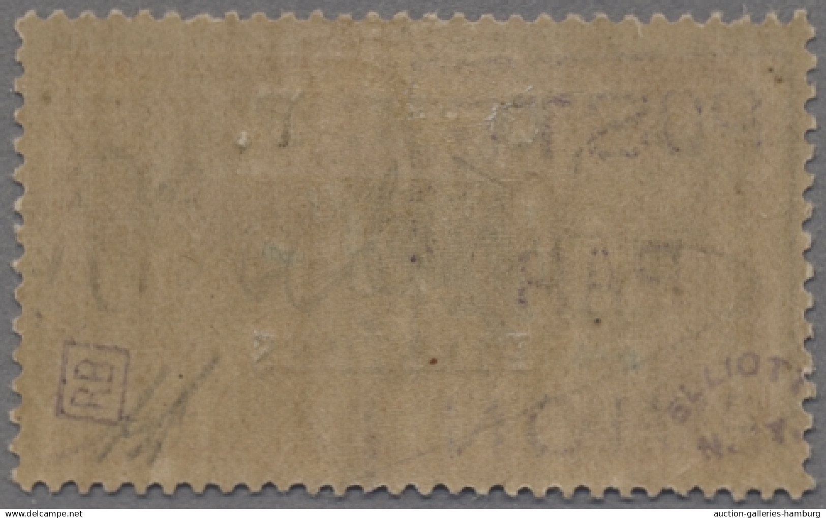Syria: 1921, "Airmail", Overprint Value, Lightly Hinged, Signed Diena And Elliot - Siria