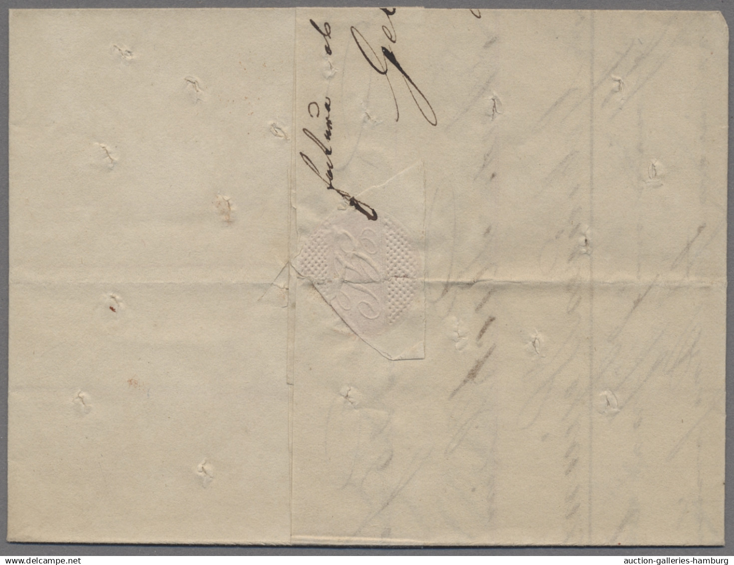 Österreich - Vorphilatelie: 1831, Desinfizierte Post, Brief Von Wien Nach Debrec - ...-1850 Vorphilatelie