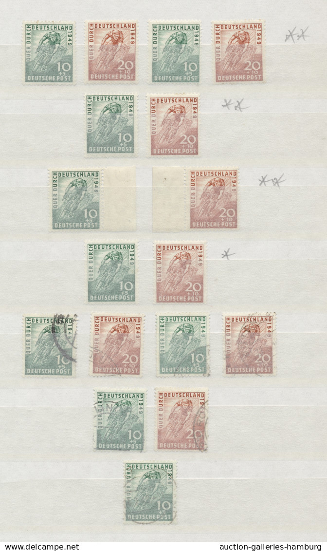 Bizone: 1948-1949, Partie Der Sondermarken Ab Mi.Nr. 101 In Einem Einsteckbuch M - Other & Unclassified