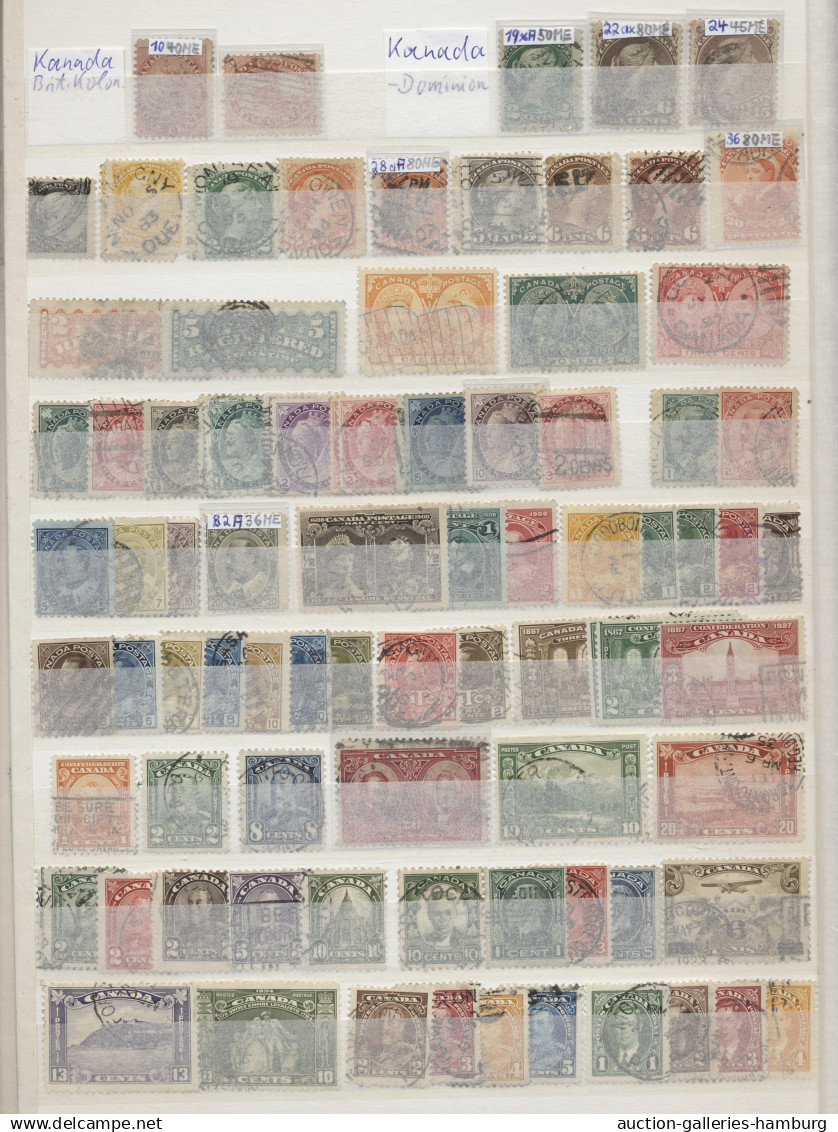 Great Britain: 1840-1966, überwiegend Gestempelte Sammlung In Einem Dickem Einst - Otros & Sin Clasificación