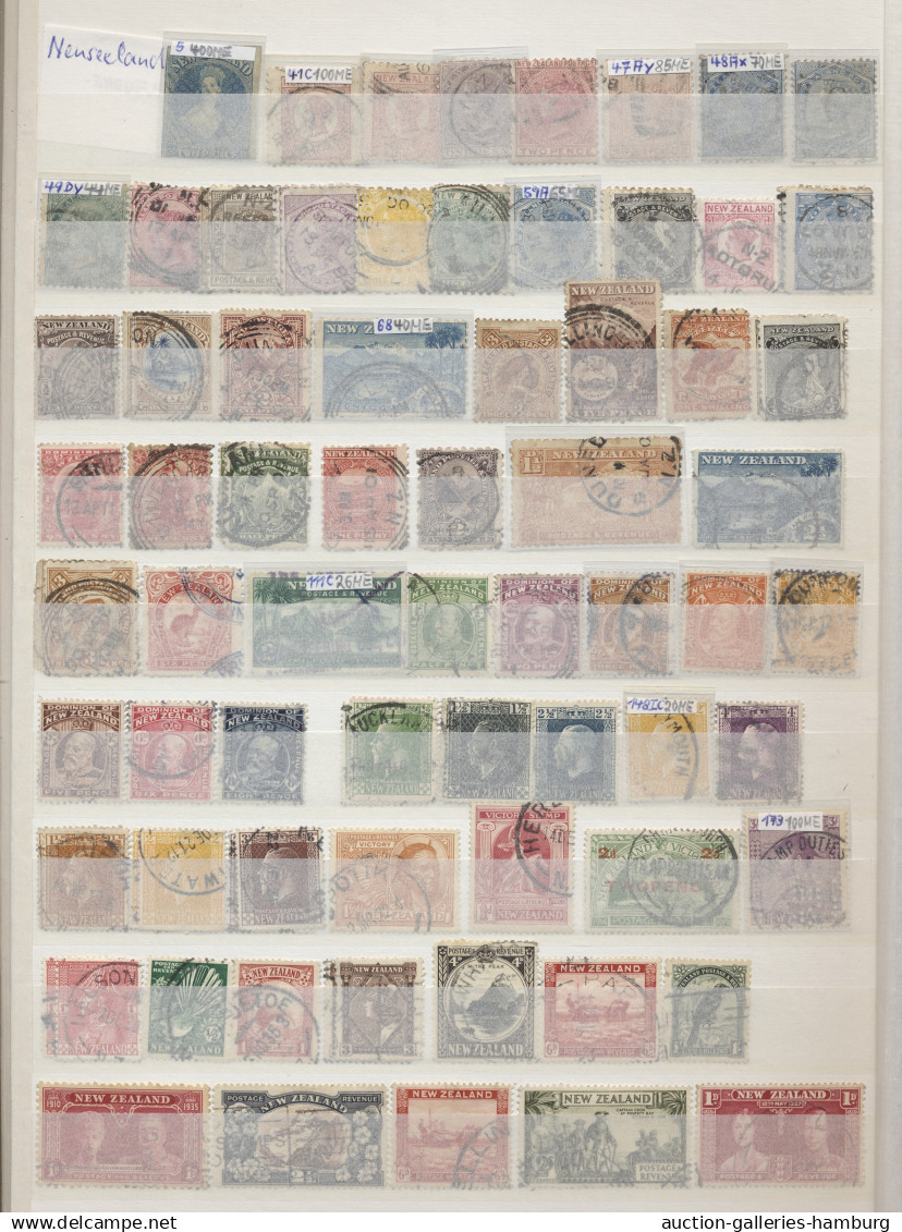 Great Britain: 1840-1966, überwiegend Gestempelte Sammlung In Einem Dickem Einst - Otros & Sin Clasificación