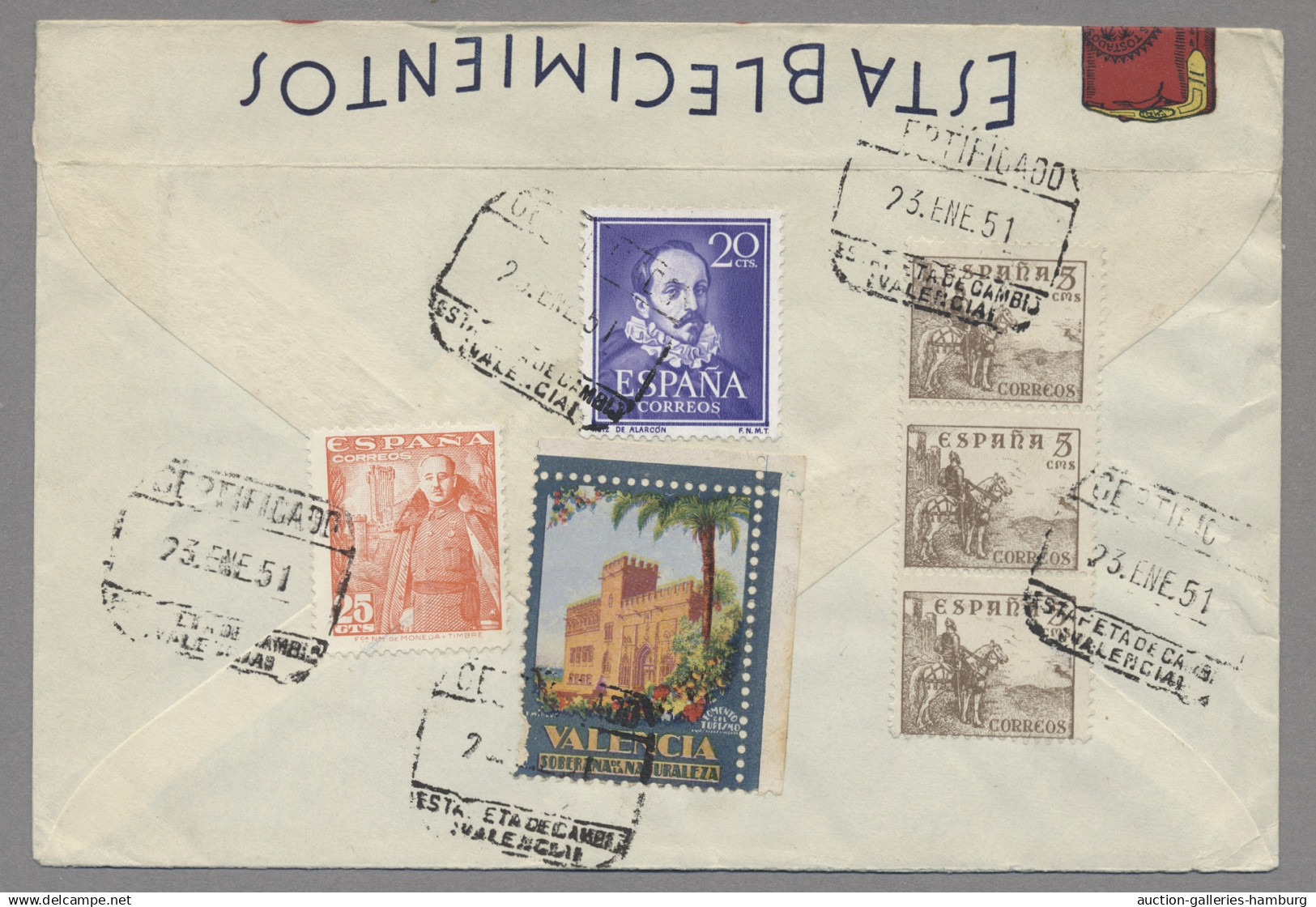 Spain: 1880-2010 (ca.), mittlerer Karton mit mehreren hundert Belegen / Ganzsach