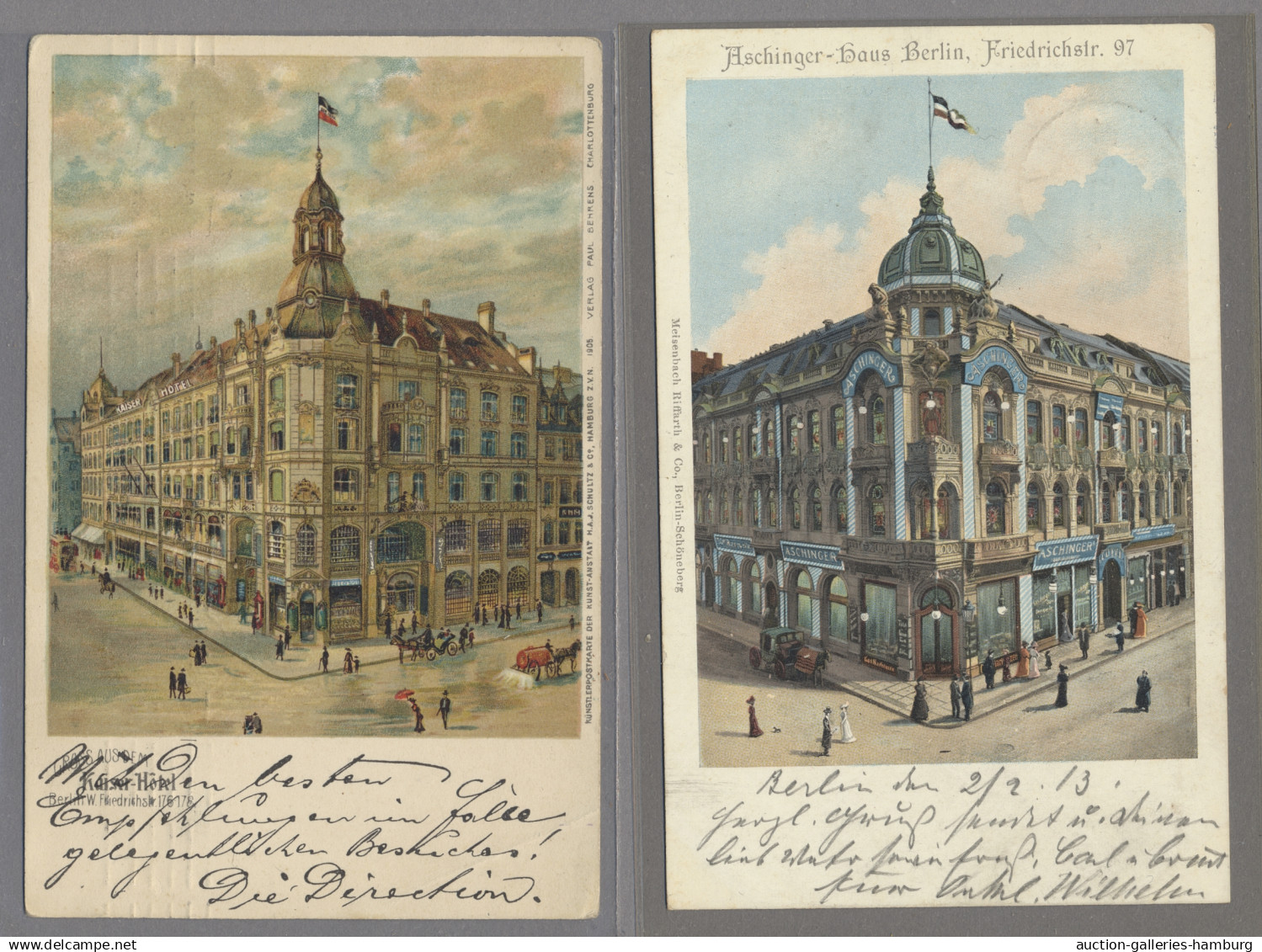 Ansichtskarten: Berlin: 1896-1956, Partie Von Etwa 180 Ansichtskarten Mit U.a. G - Andere & Zonder Classificatie