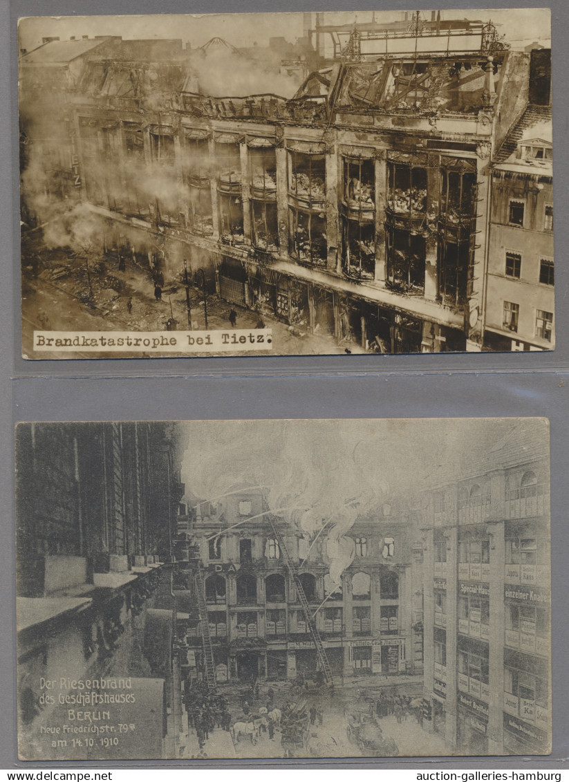 Ansichtskarten: Berlin: 1896-1956, Partie von etwa 180 Ansichtskarten mit u.a. G