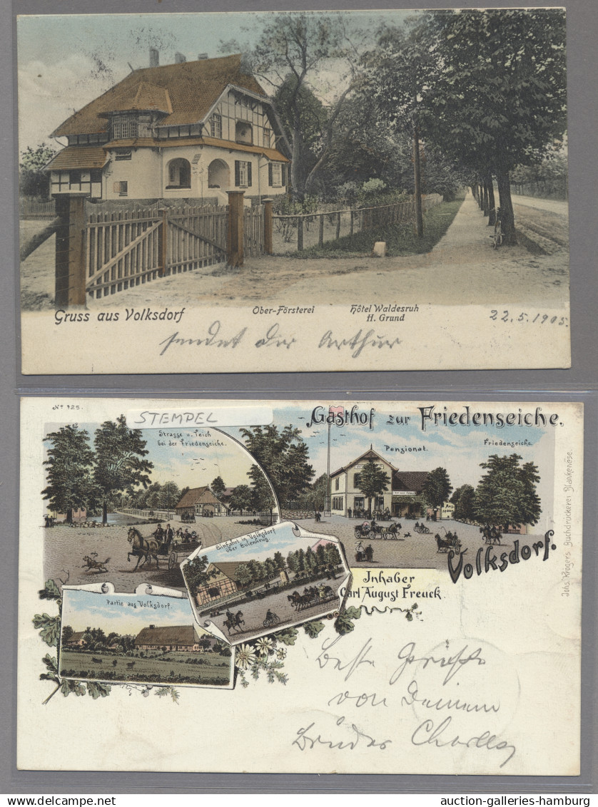 Ansichtskarten: Hamburg: 1897-1967, Partie Von über 80 Ansichtskarten Mit U.a. A - Andere & Zonder Classificatie