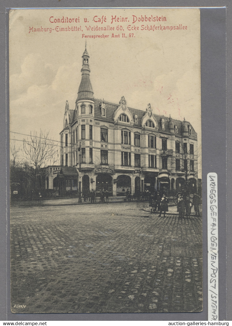 Ansichtskarten: Hamburg: 1897-1961, Partie Von über 80 Ansichtskarten Mit U.a. E - Other & Unclassified