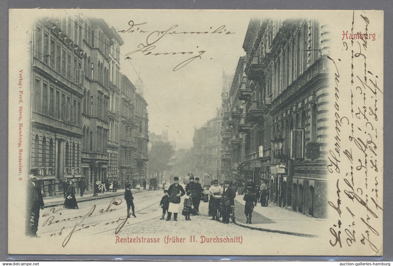 Ansichtskarten: Hamburg: 1897-1961, Partie von über 80 Ansichtskarten mit u.a. E