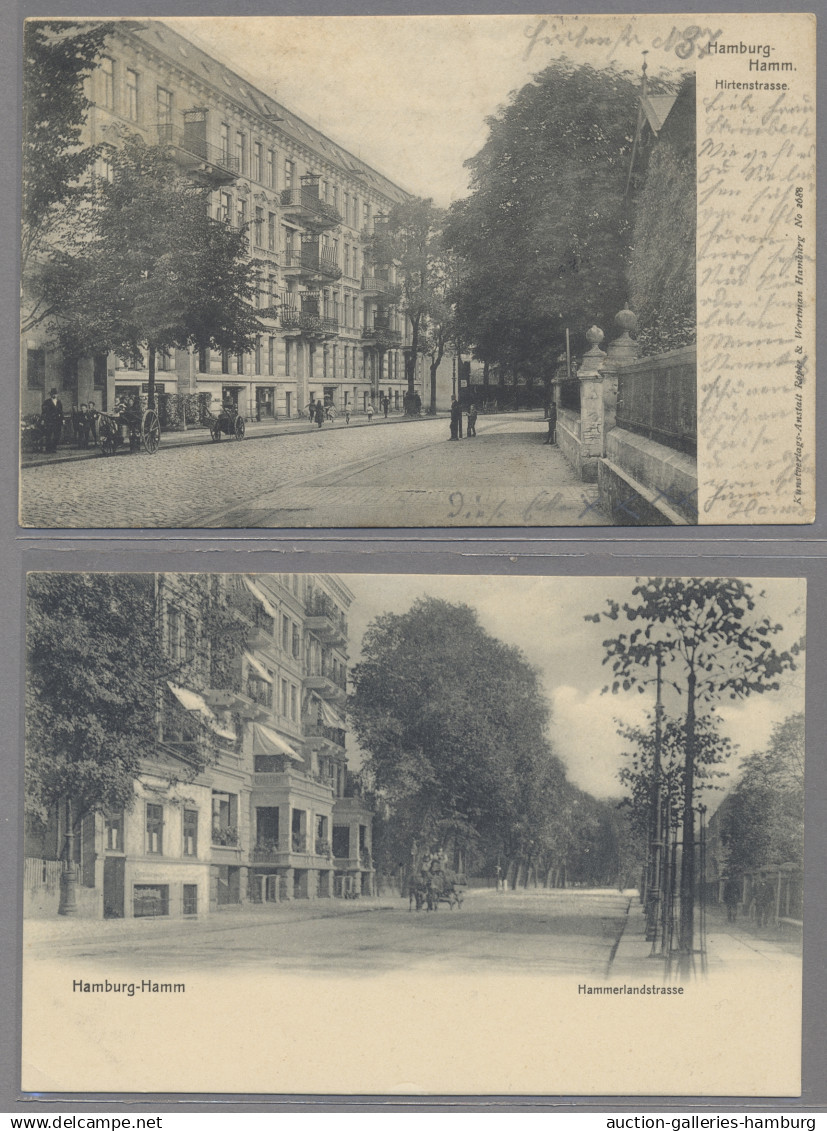 Ansichtskarten: Hamburg: 1899-1960 (ca.), Partie Von 48 Ansichtskarten Mit U.a. - Andere & Zonder Classificatie
