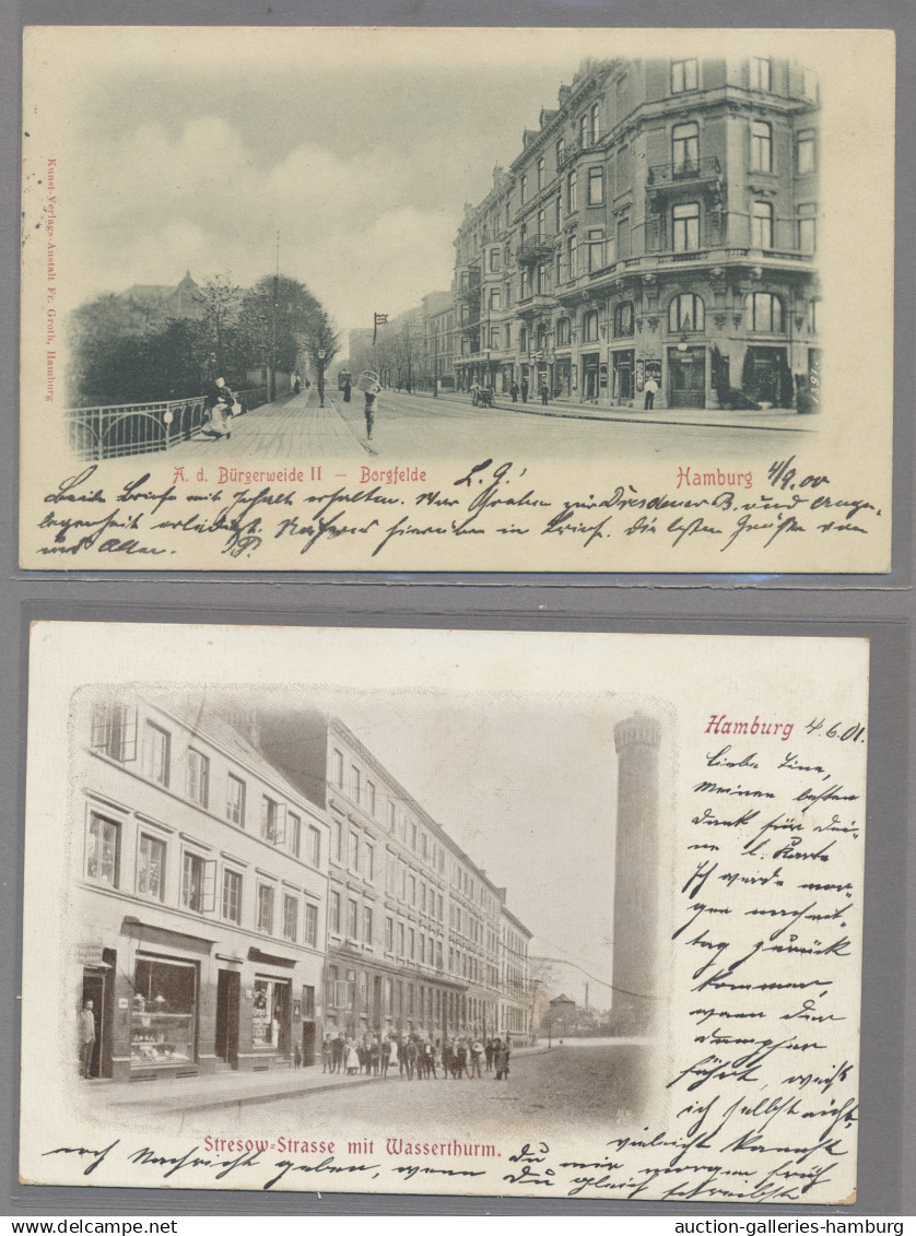 Ansichtskarten: Hamburg: 1899-1960 (ca.), Partie Von 48 Ansichtskarten Mit U.a. - Andere & Zonder Classificatie