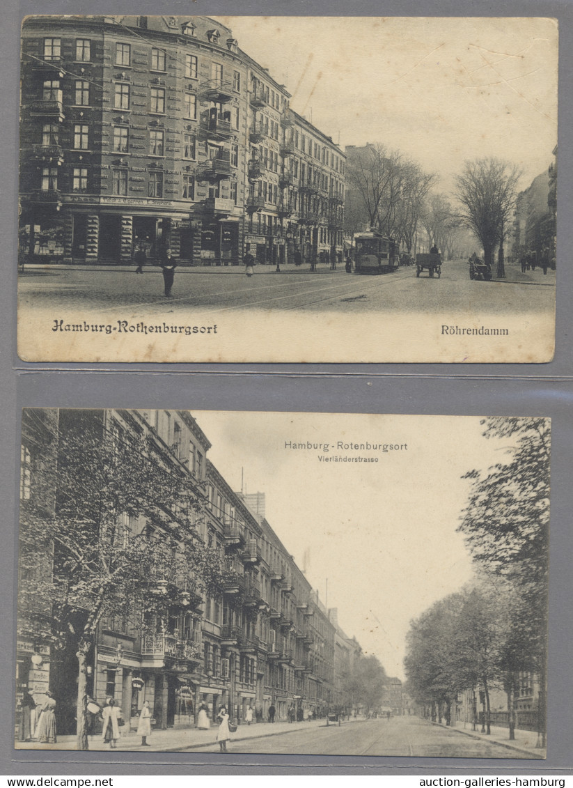 Ansichtskarten: Hamburg: 1899-1960 (ca.), Partie Von 48 Ansichtskarten Mit U.a. - Andere & Zonder Classificatie