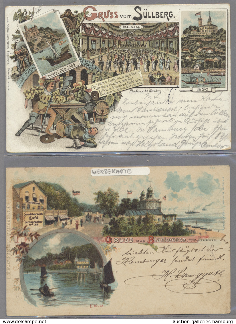 Ansichtskarten: Hamburg: ALTONA & ELBVORORTE; 1898-1963 (ca.), Partie Von über 9 - Andere & Zonder Classificatie
