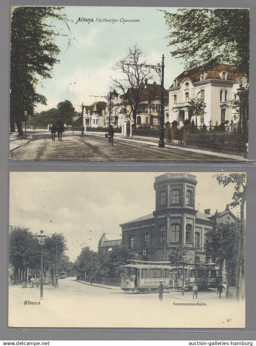 Ansichtskarten: Hamburg: ALTONA & ELBVORORTE; 1898-1963 (ca.), Partie Von über 9 - Andere & Zonder Classificatie