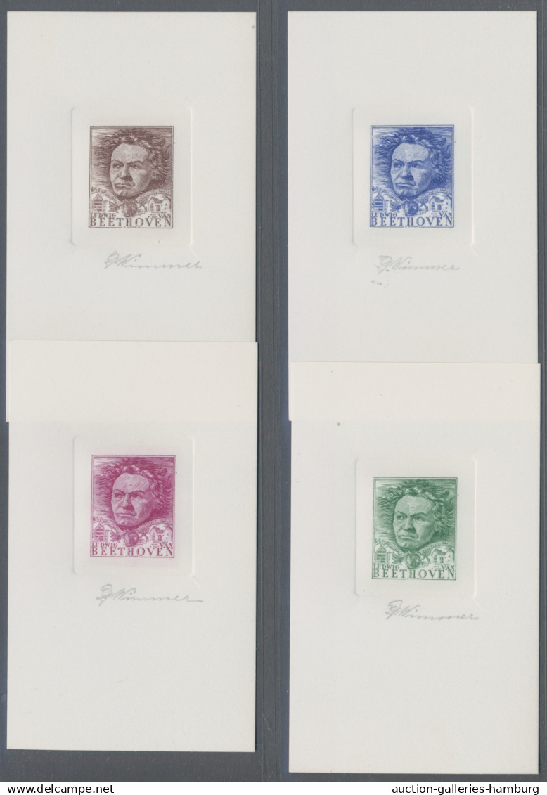 Thematics: Music-composers: BEETHOVEN / HAYDN / MOZART / SCHUBERT, 1955 (ca.), S - Musik
