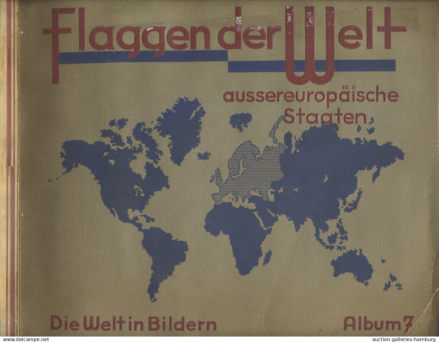 Reklame- und Sammelbilder: FLAGGEN - UNIFORMEN - FAHNENTRÄGER, 1930-1933 (ca.),