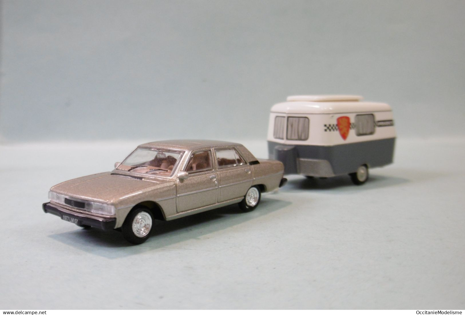 Brekina - CARAVANE ERIBA PAN Peugeot Réf. 95581 NBO HO 1/87 - Strassenfahrzeuge
