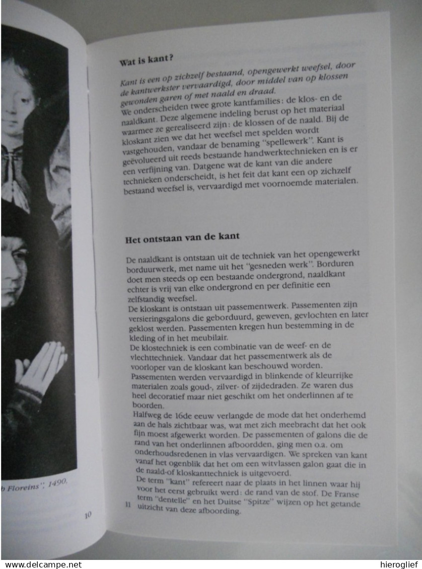 BRUGSE KANTGIDS door Martine Bruggeman brugge kant en mode kloskant naaldkant kantklossen kantnijverheid kantroute