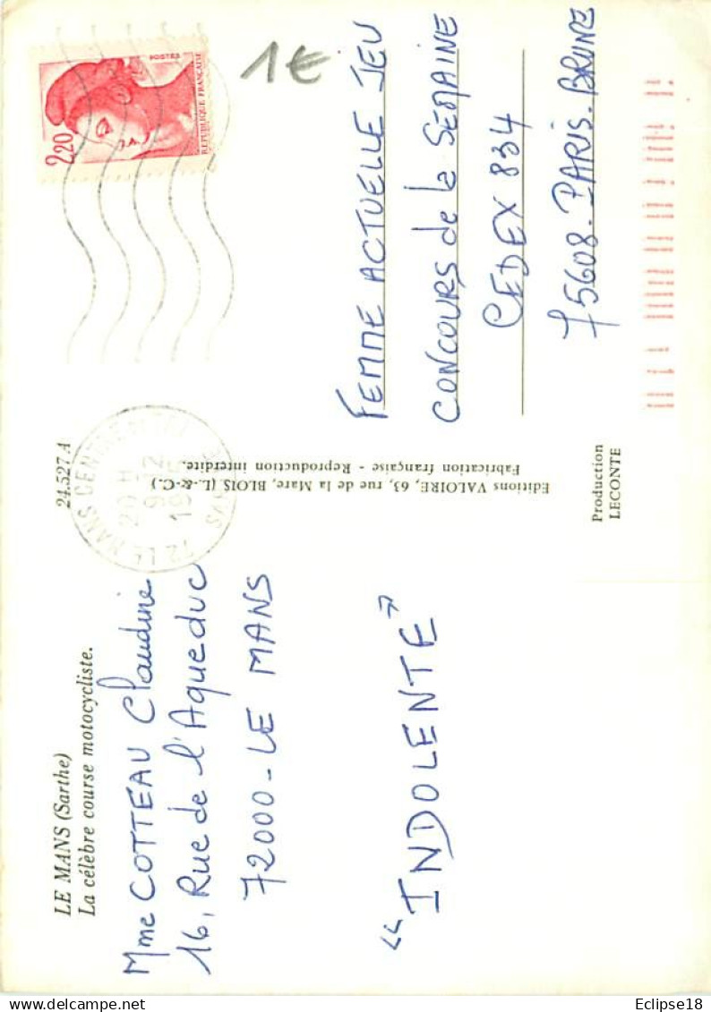 Circuit Le Mans -  Moto    AL 79 - Motorradsport