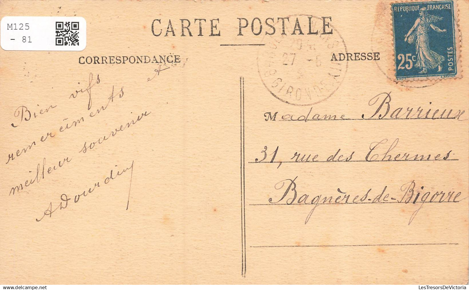 FRANCE - Blanquefort - Ruines Du Château Duras - MD - Marcel Delboy - Carte Postale Ancienne - Blanquefort