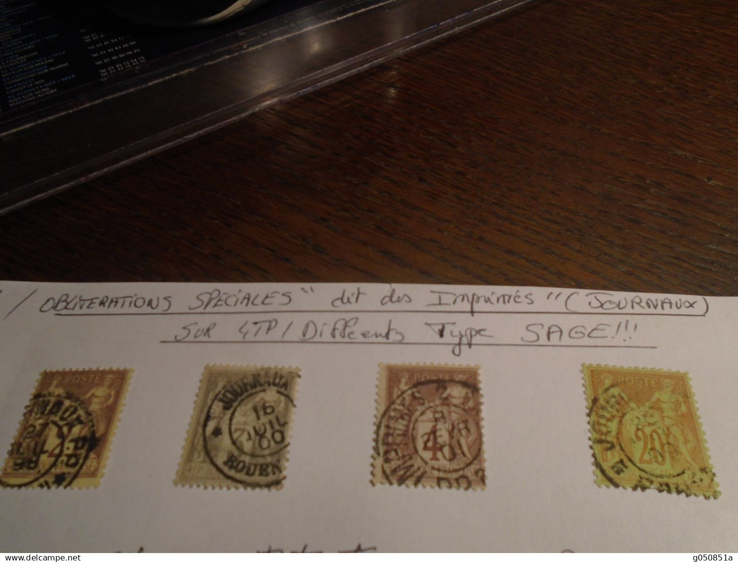Timbres  Type SAGE ( N S U ) 4 OBL/**Speciales JOURNAUX** TP/DIFFERENTS + 2 PAIRE !!!! - 1876-1898 Sage (Type II)