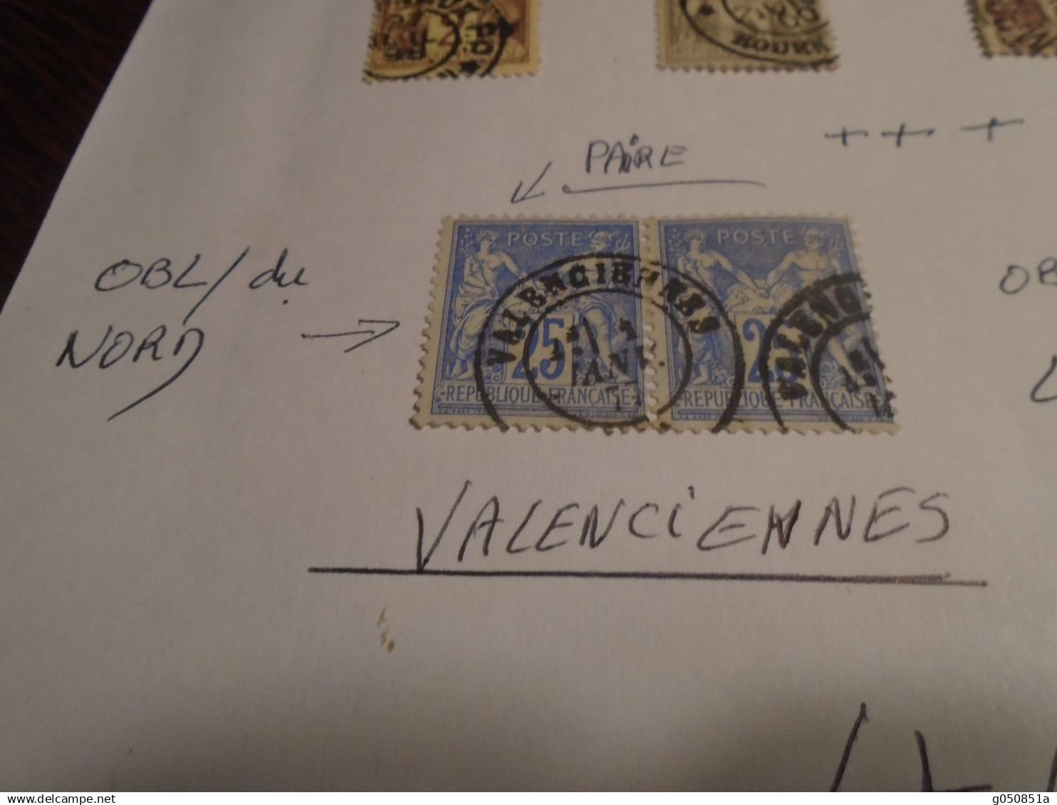 Timbres  Type SAGE ( N S U ) 4 OBL/**Speciales JOURNAUX** TP/DIFFERENTS + 2 PAIRE !!!! - 1876-1898 Sage (Type II)