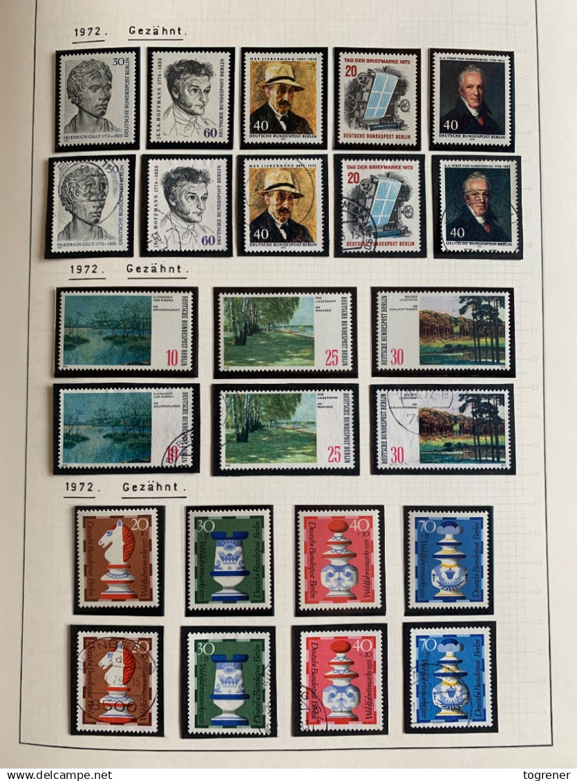 Album Deutschland – Berlin 1961–1990 – siehe Beschreibung. Germany stamps Berlin 1961/1990