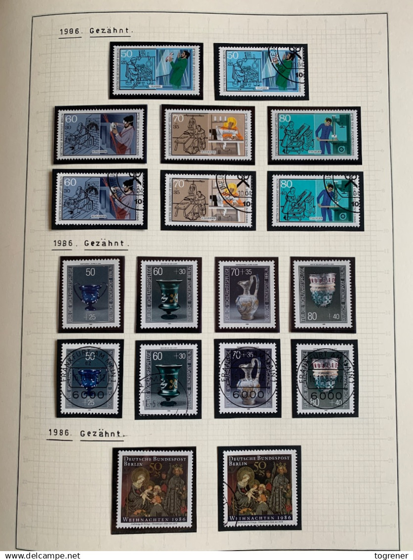 Album Deutschland – Berlin 1961–1990 – siehe Beschreibung. Germany stamps Berlin 1961/1990
