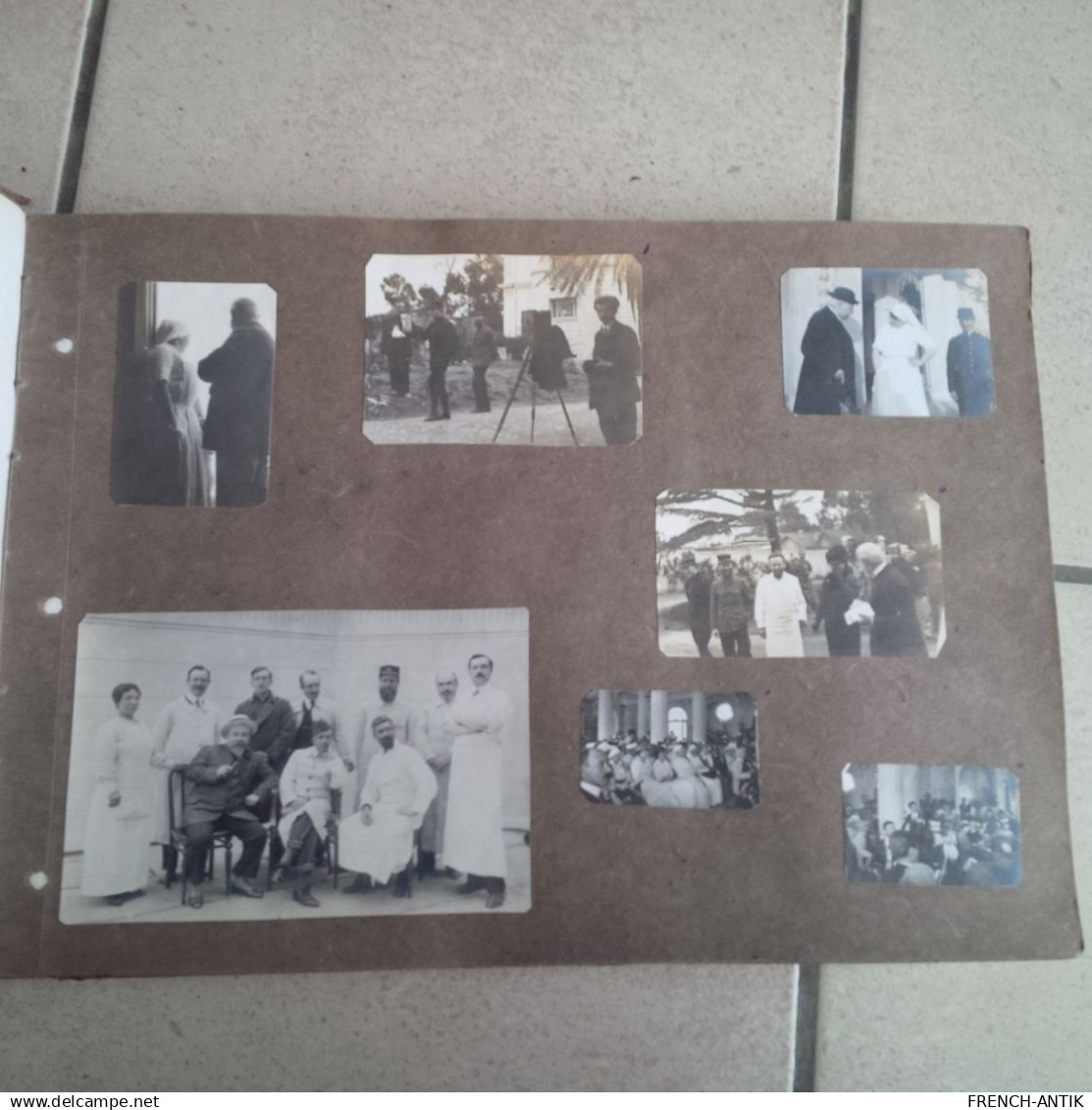 ALBUM PHOTO MELUN ET CANNES HOPITAL MILITAIRE HOTEL CARLTON PHOTO  CARTES POSTALE ET DESSIN 580 DOCUMENTS RARE