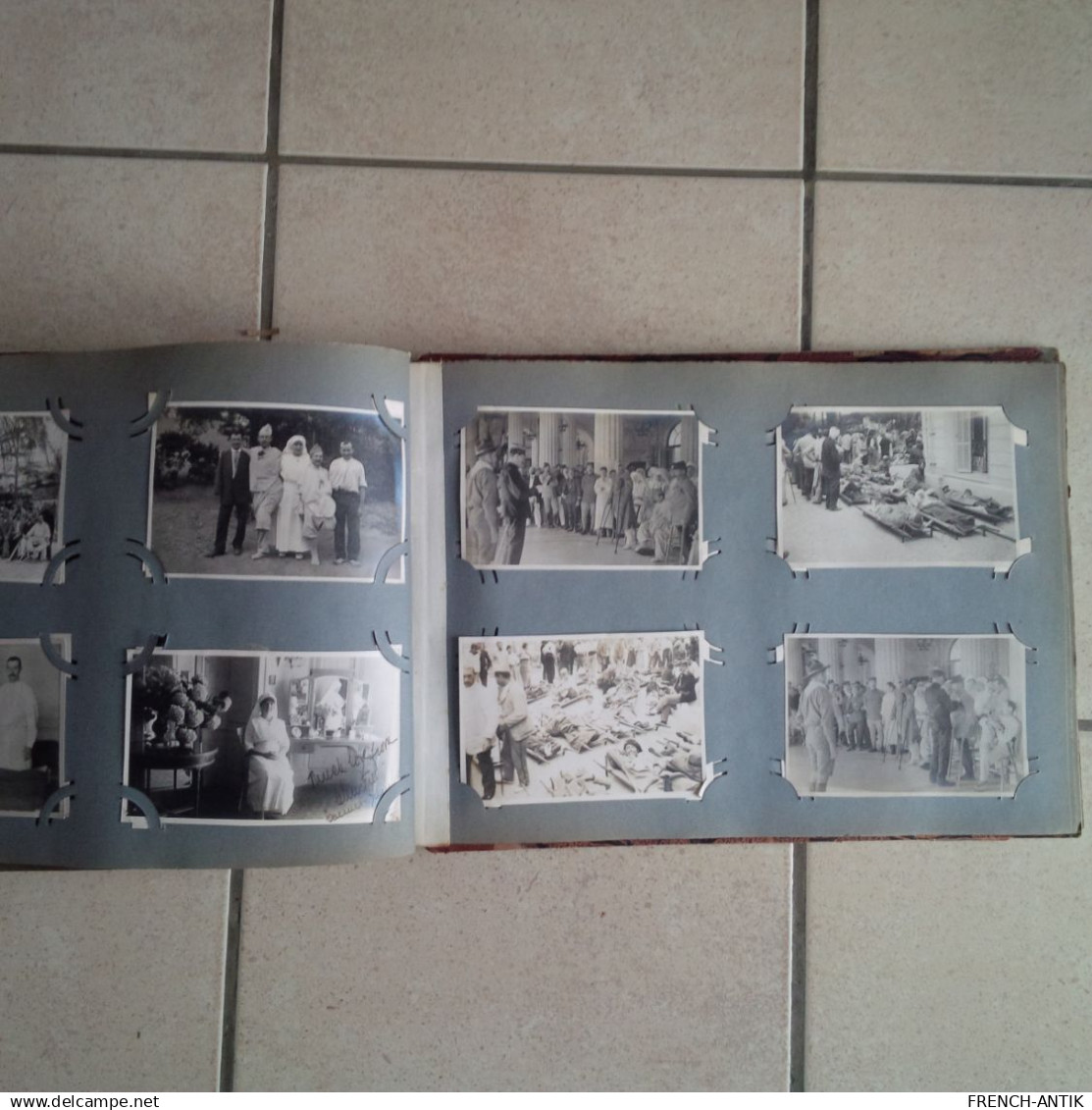 ALBUM PHOTO MELUN ET CANNES HOPITAL MILITAIRE HOTEL CARLTON PHOTO  CARTES POSTALE ET DESSIN 580 DOCUMENTS RARE