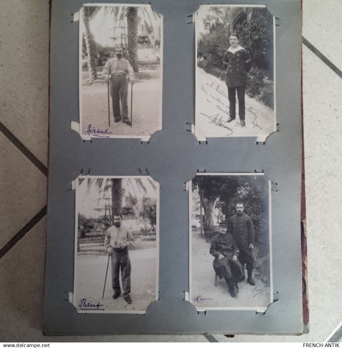 ALBUM PHOTO MELUN ET CANNES HOPITAL MILITAIRE HOTEL CARLTON PHOTO  CARTES POSTALE ET DESSIN 580 DOCUMENTS RARE