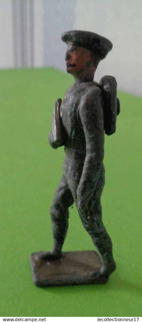 Ancien Jouet Figurine En Plomb CBG Mignot Soldat Chasseur Alpin Réf 754 - Soldatini Di Piombo