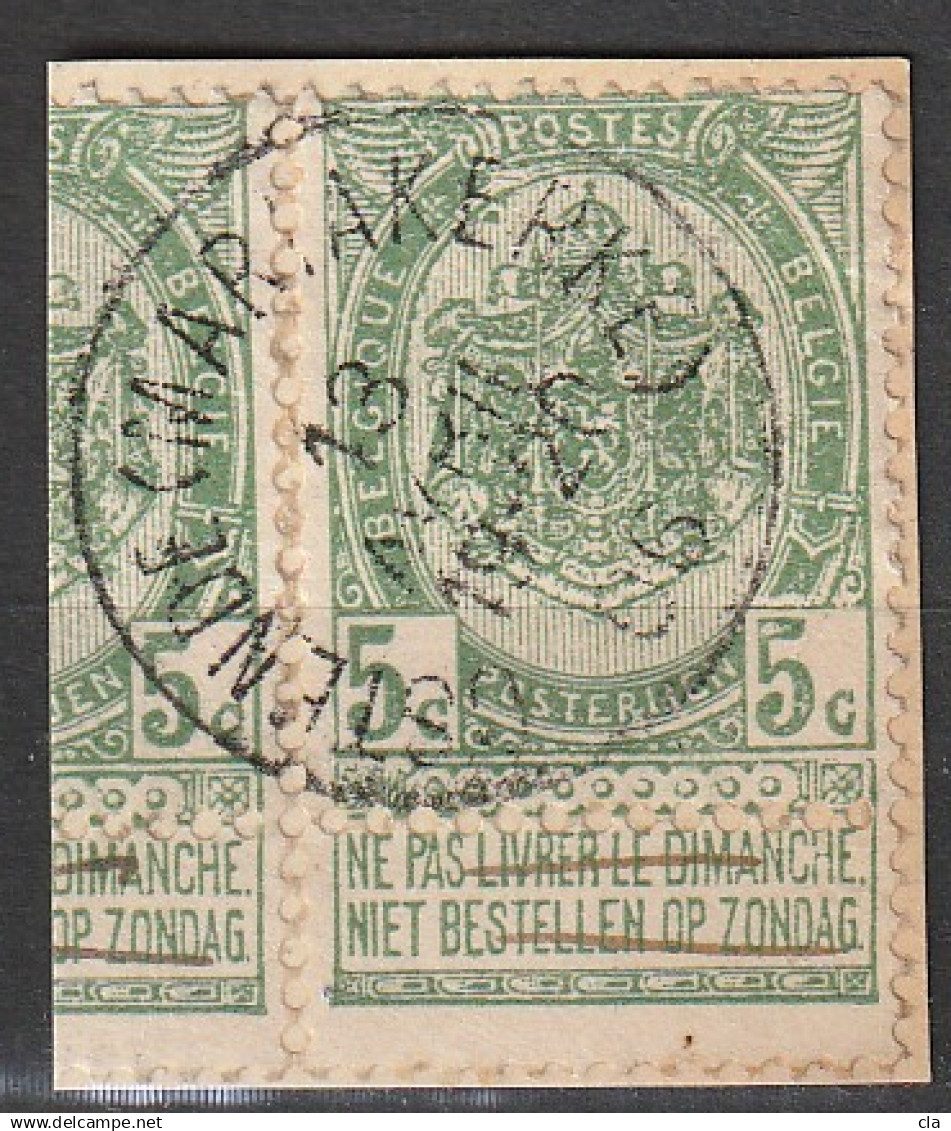 56  Obl  Ostende (Mariakerke)  + 15 - 1893-1907 Coat Of Arms