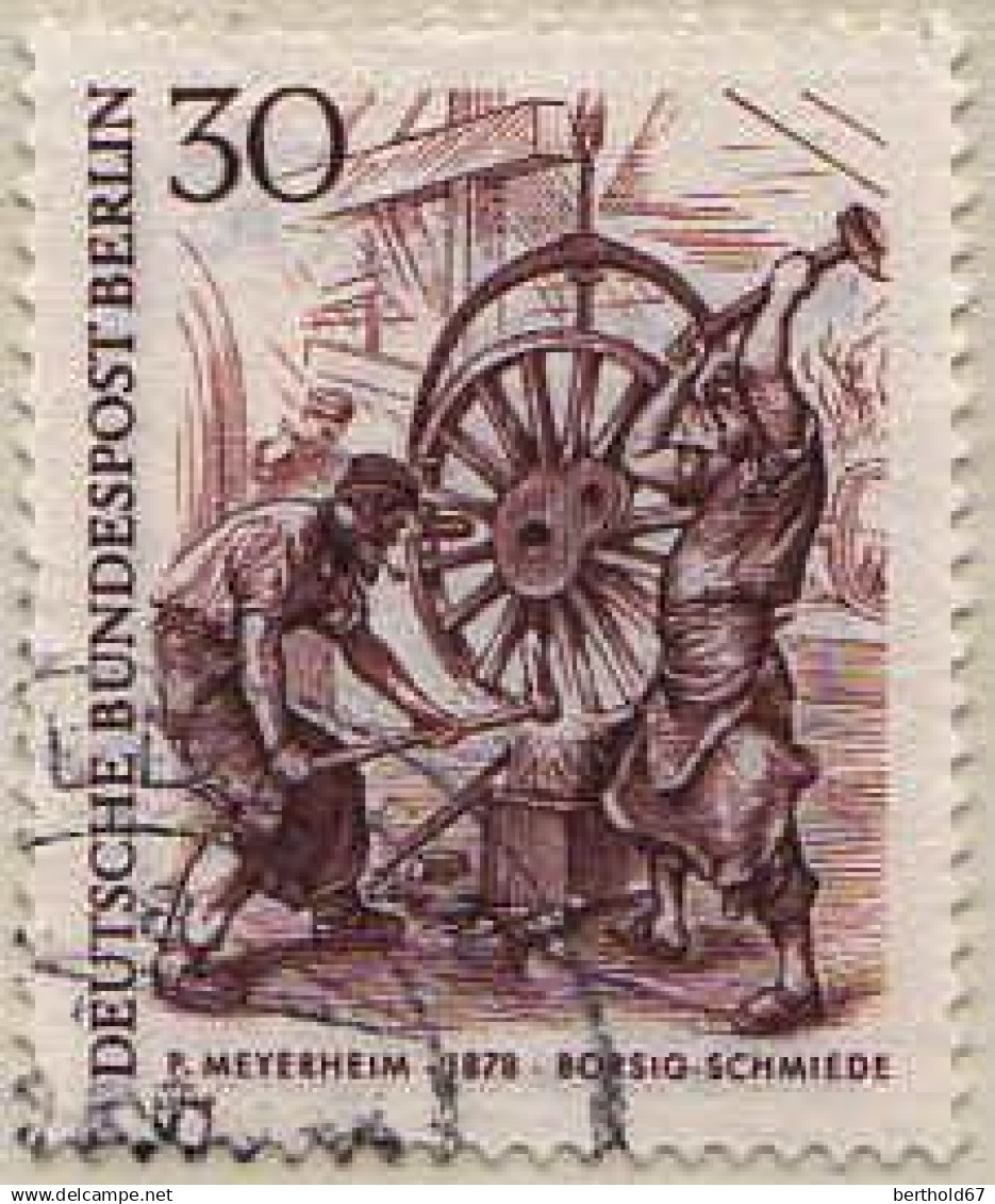 Berlin Poste Obl Yv:305/309 Berlin Au XIXème Siècle (TB Cachet Rond) - Usados