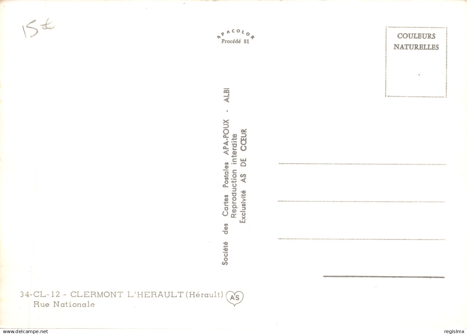 34-CLERMONT L HERAULT-N°T554-C/0341 - Clermont L'Hérault