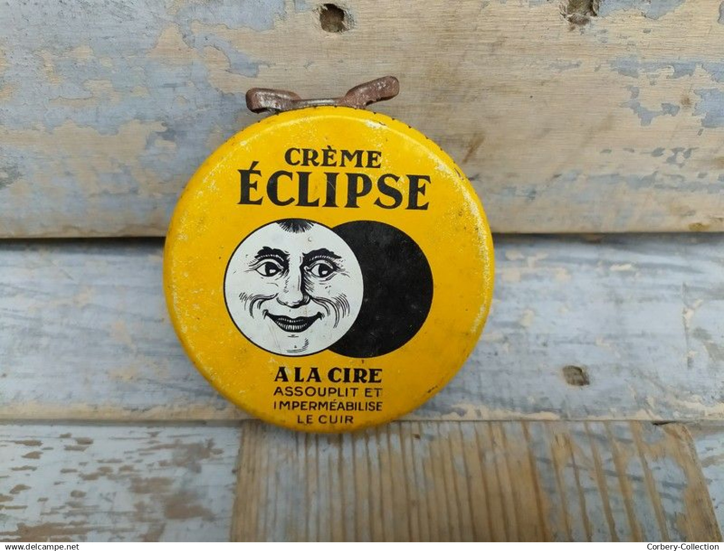 Deux Anciennes Boites Publicitaires Cirage Eclipse
