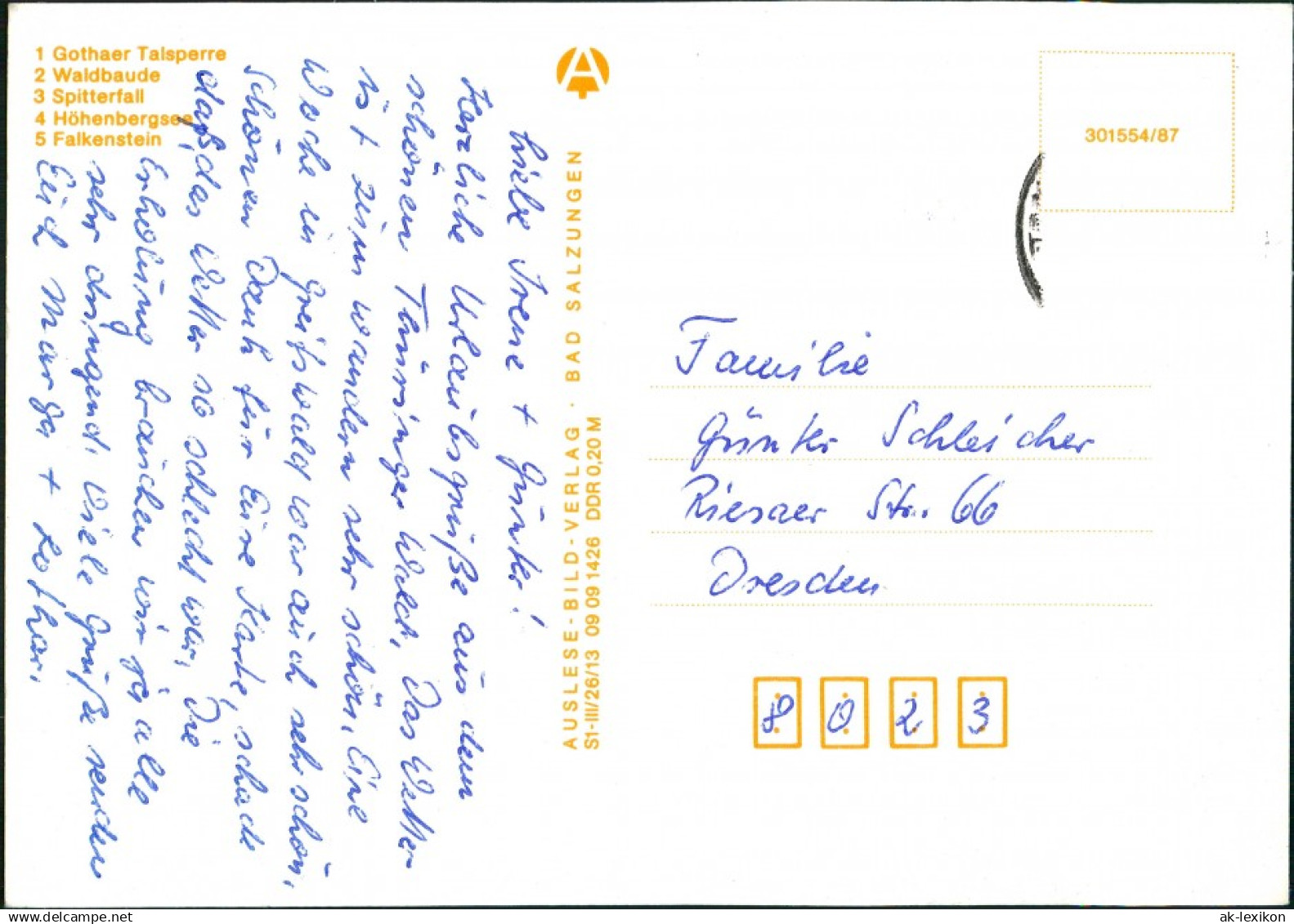 Tambach-Dietharz DDR Mehrbild-AK Mit Talsperre, Waldbaude, Spitterfall Uvm. 1980 - Tambach-Dietharz